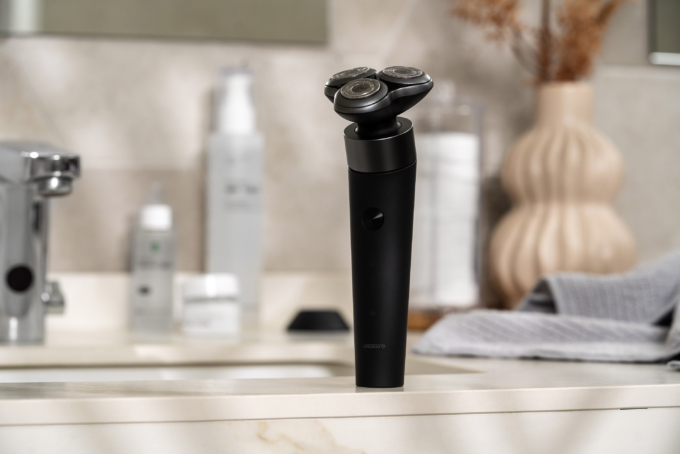 Ardesto electric shaver rotary, 5V,  razor head-3, Li-Ion, dry+wet, black
