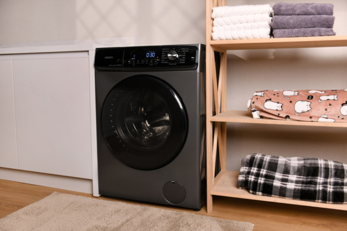 Washer-dryer ARDESTO front load Black Mars, 10(6)kg, 1400, A+++, 60cm, display, steam, inverter, silver