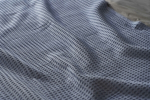 Ardesto Pique blanket 220x230cm, 100% cotton, light blue