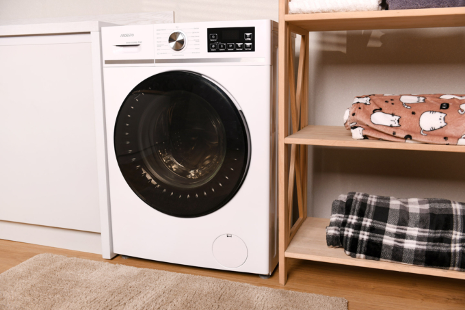 WM ARDESTO front load Black Mars, 6kg, 1200, A++, 45cm, display, steam, white