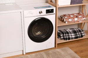 WM ARDESTO front load Black Mars, 6kg, 1200, A++, 45cm, display, steam, white
