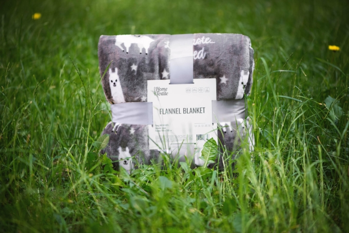 Плед Ardesto Flannel, 160х200см, 100% полиэстер, ламы