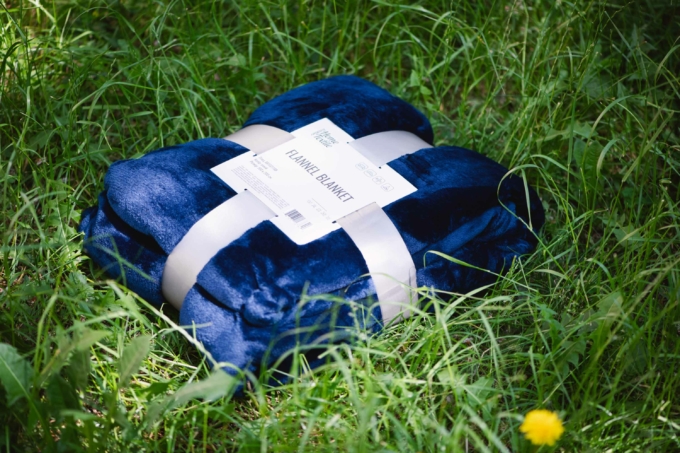 Плед Ardesto Flannel, 160х200см, 100% полиэстер, синий