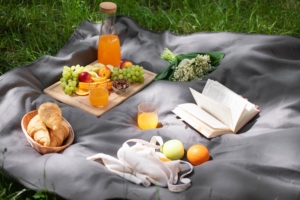 Ardesto Fleece blanket, 160x200cm, 100% polyester, gray