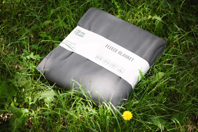 Ardesto Fleece blanket, 160x200cm, 100% polyester, gray