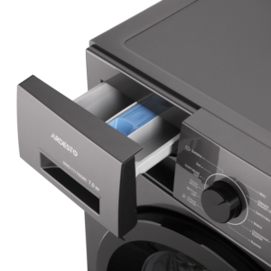 WM ARDESTO front load, 7kg, 1400, A+++, 48cm, display, steam, inverter, drum lighting, grey
