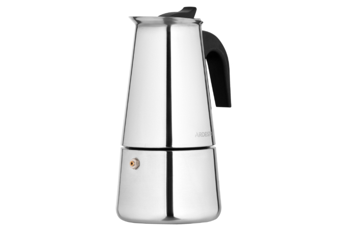 Гейзерная кофеварка Ardesto Gemini Apulia, 0.3л, 6 чашек, нержавеющая сталь