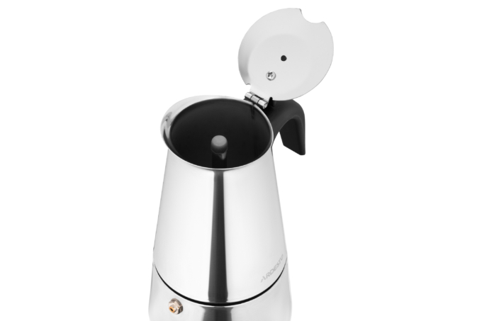 Ardesto Coffee Maker Gemini Apulia, 0.45l, 9 cups, stainless steel