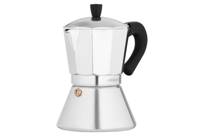 Гейзерная кофеварка Ardesto Gemini Piemonte, 0.3л, 6 чашек, алюминий