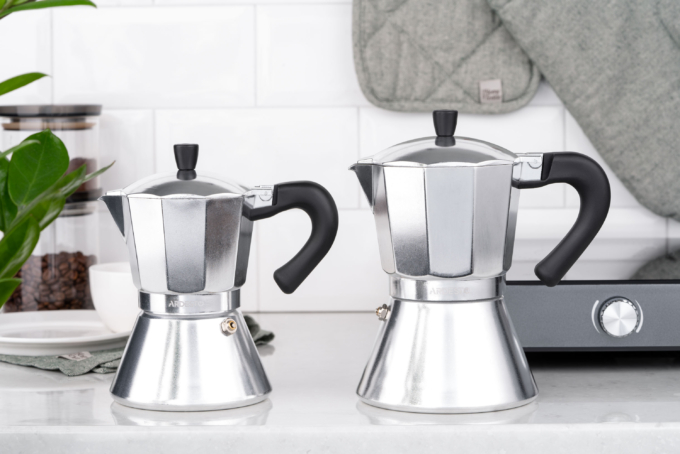 Ardesto Coffee Maker Gemini Piemonte, 0.45l, 9 cups, aluminum