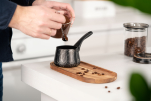 Ardesto Coffe pot Black Mars, 0.25l, aluminum, bakelite, black