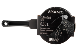 Турка Ardesto Black Mars, 0.5л, алюміній, бакеліт, чорний