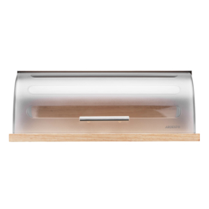 Ardesto Bread bin Gemini 39х27х15cm, wood, plastic, stainless steel
