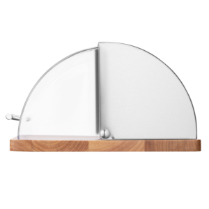 Ardesto Bread bin Gemini 39х27х15cm, wood, plastic, stainless steel