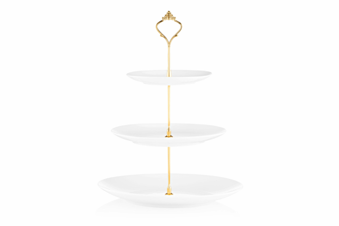 Ardesto Tier cake stand, 26.5х32сm, new bone china