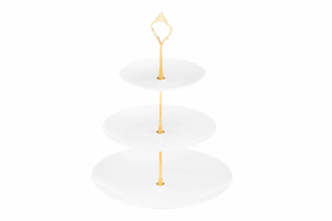 Ardesto Tier cake stand, 26.5х32сm, new bone china