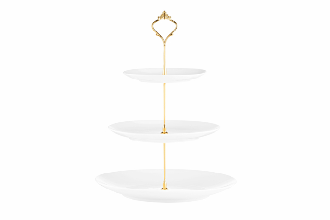 Ardesto Tier cake stand, 26.5х32сm, new bone china