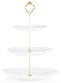 Ardesto Tier cake stand, 26.5х32сm, new bone china