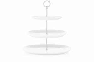 Ardesto Tier cake stand, 32х32сm, porcelain, white