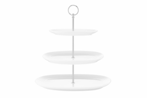 Ardesto Tier cake stand, 32х32сm, porcelain, white