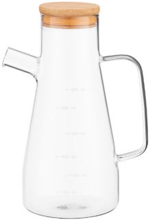 Ardesto Oil and vinegar bottle Midori, 650ml, borosilicate glass, transparent