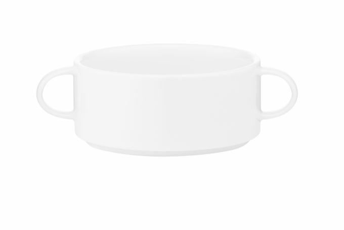 Бульонница Ardesto Prato, 10.9см, 300мл, фарфор, белый