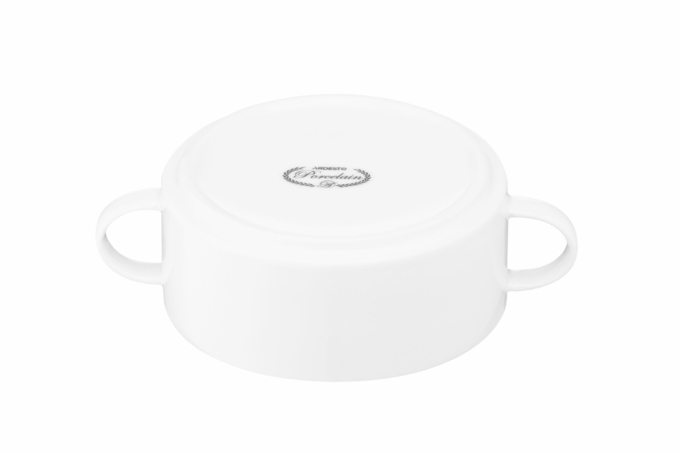 Бульонница Ardesto Prato, 10.9см, 300мл, фарфор, белый