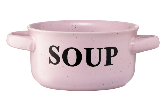 Бульонница Ardesto Alcor, 550мл, керамика, розовый