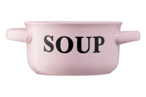 Бульонница Ardesto Alcor, 550мл, керамика, розовый