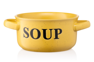 Бульонница Ardesto Alcor, 550мл, керамика, желтый