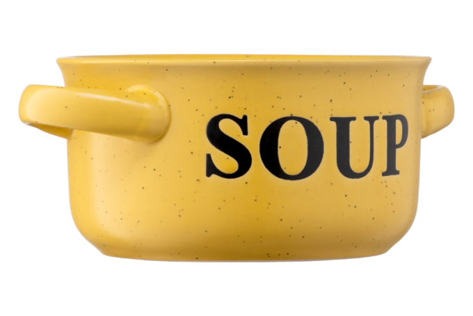 Бульонница Ardesto Alcor, 550мл, керамика, желтый