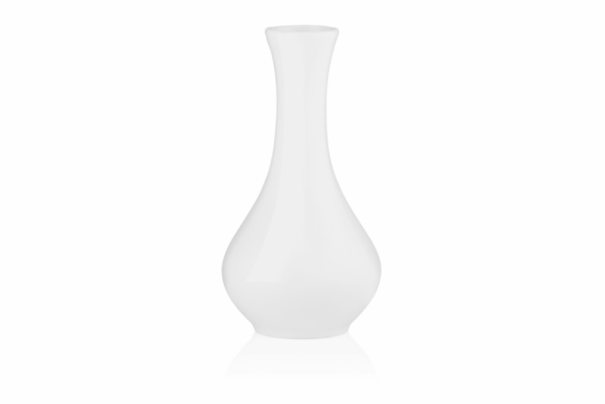 Ardesto Vase Imola, porcelain, white
