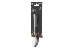 Ardesto Teaspoons set Black Mars Zenith , 6pcs, stainless steel