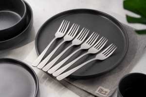 Набор столовых вилок Ardesto Black Mars Zenith, 6 приборов, нержавеющая сталь