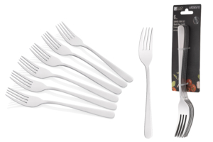 Набор столовых вилок Ardesto Black Mars Zenith, 6 приборов, нержавеющая сталь