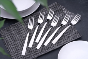 Набір столових виделок Ardesto Black Mars Charm, 6 приборів, нержавіюча сталь