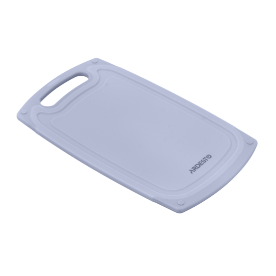 Ardesto Cutting board Gemini, 40х24.5х0.9cm, plastic, grey