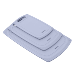 Дошка кухонна Ardesto Gemini, 25х15х0.8см, пластик, сірий