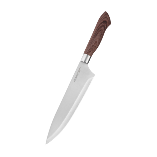 Ardesto Knives Set with block Midori, 6pcs, stainless steel, plastic, bamboo, brown
