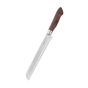 Ardesto Knives Set with block Midori, 6pcs, stainless steel, plastic, bamboo, brown