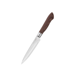 Ardesto Knives Set with block Midori, 6pcs, stainless steel, plastic, bamboo, brown