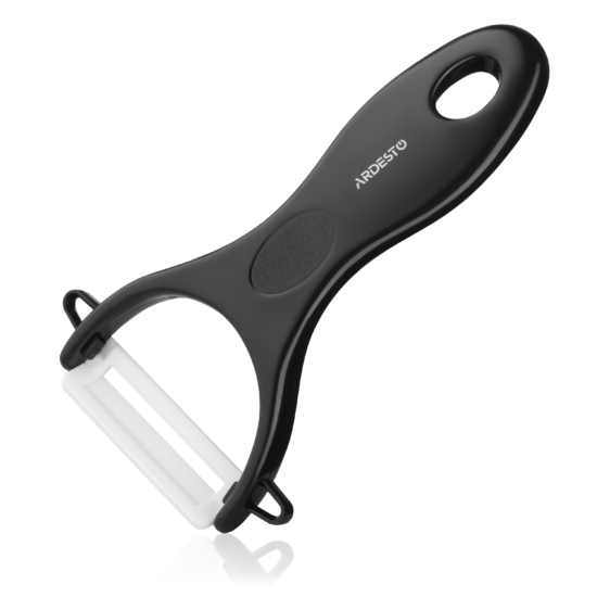 Ardesto Ceramic Peeler Fresh, ceramics, plastic, black