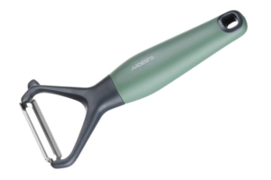Ardesto Peeler Gemini, 16.1cm, stainless steel, plastic, gray-green