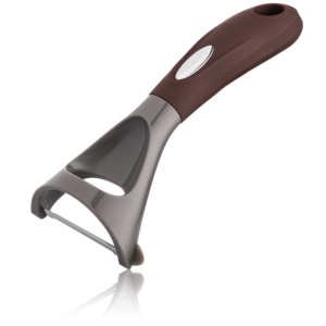 Ardesto Peeler Gemini, 19.5cm, stainless steel, nylon, gray-brown