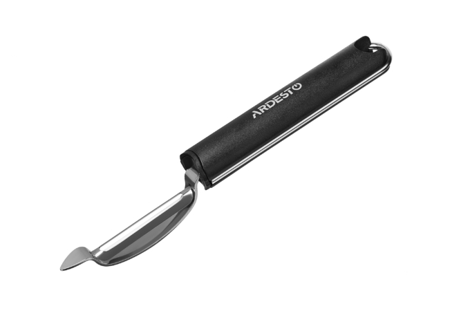 Ardesto Peeler Black Mars, 20.5cm, stainless steel, plastic, black