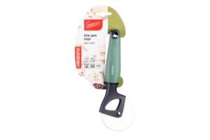Ardesto Pizza wheel Gemini, 19.5cm, stainless steel, plastic, gray-green