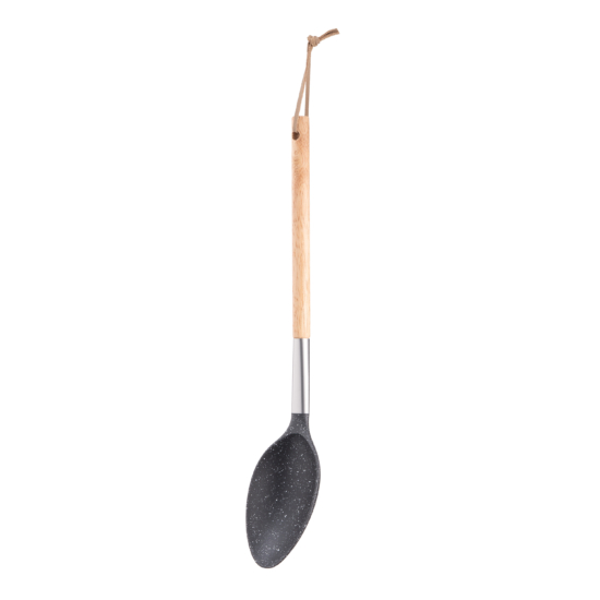 Ardesto Spoon Midori, 34.5cm, nylon, wood, stainless steel, black