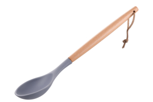 Ardesto Spoon Midori, 31.8cm, silicone, wood, gray