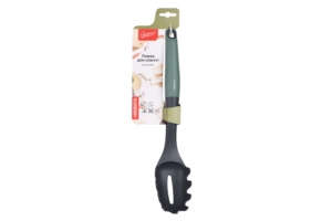 Ardesto Spaghetti spoon Gemini, 32.8cm, nylon, plastic, gray-green