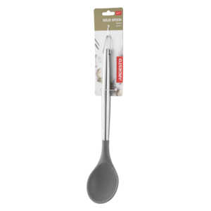 Ardesto Spoon Gemini, 34.5cm, silicone, stainless steel, gray